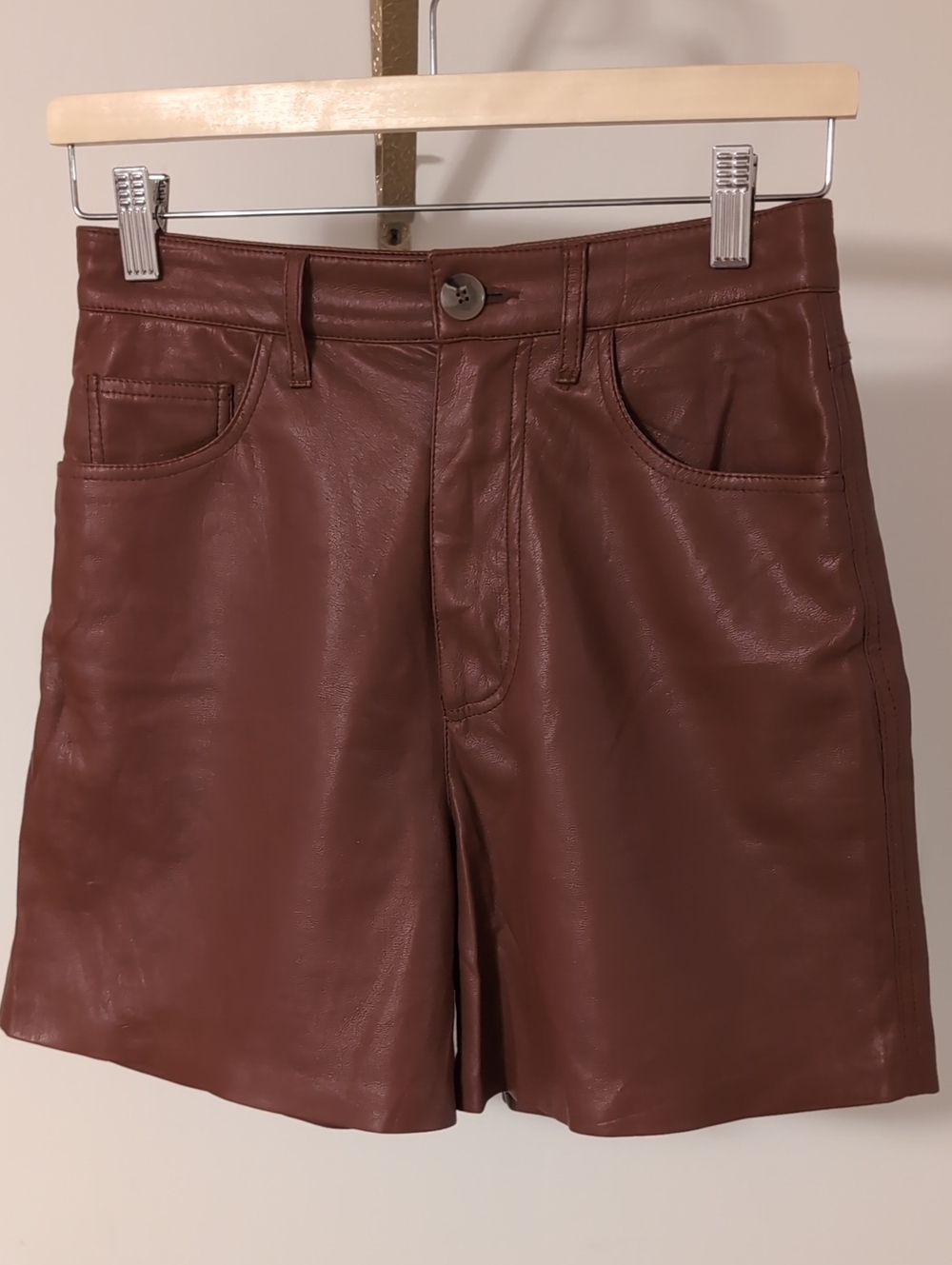 Nanushka Vegan Leather Shorts